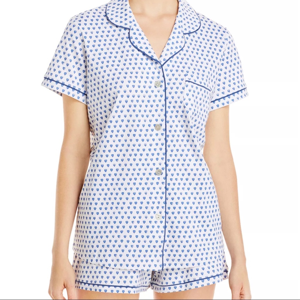 NWT Roller Rabbit Hearts Pajama Set (Lrg)